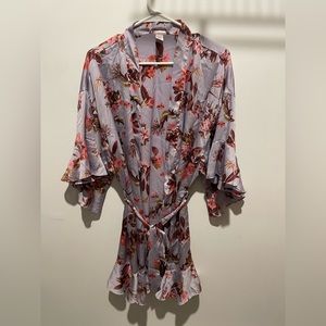 Victoria Secret in Purple flowers.